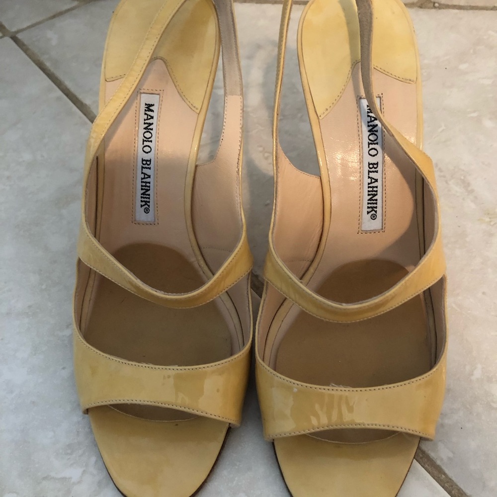 Vintage Manolo Blahnik Heels - Picture 1 of 3